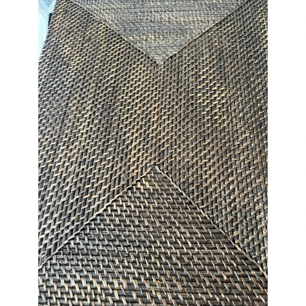 Pier 1 Imports Woven Rattan Placement Set Of 4 Brown 19.5x14
